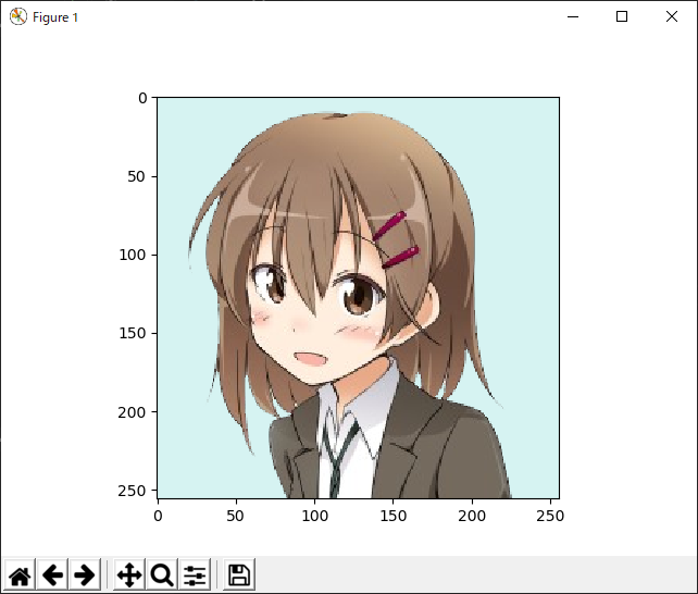 matplotlibで表示