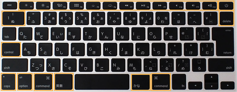 Macキーボードの画像