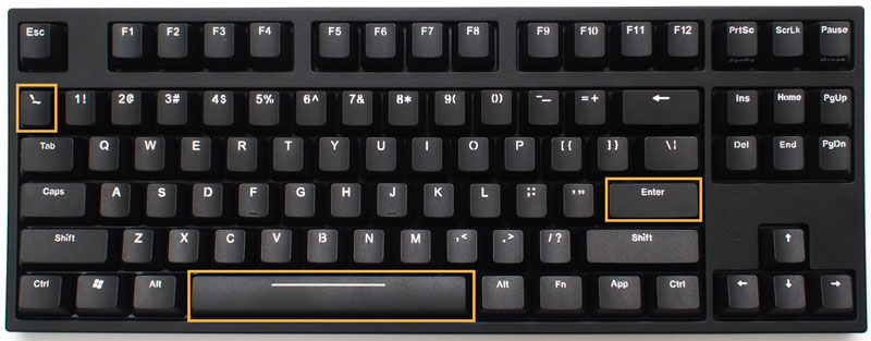 USキーボードの画像
